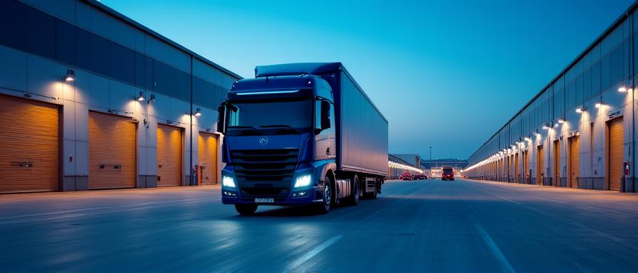 Moderner Fuhrpark für Obstlogistik